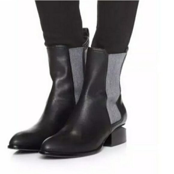Alexander Wang Anouck Chelsea Classic Boots Size 37.5 - Picture 2 of 14